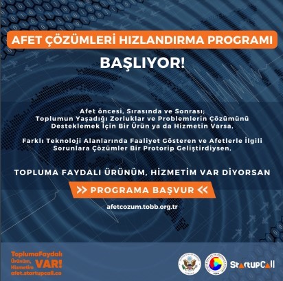  Afet Çözümleri Hızlandırma Programı